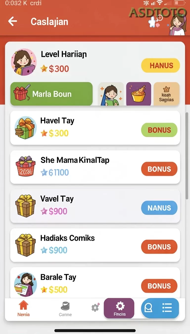 Cuplikan layar JEEPTOTO — aktivitas