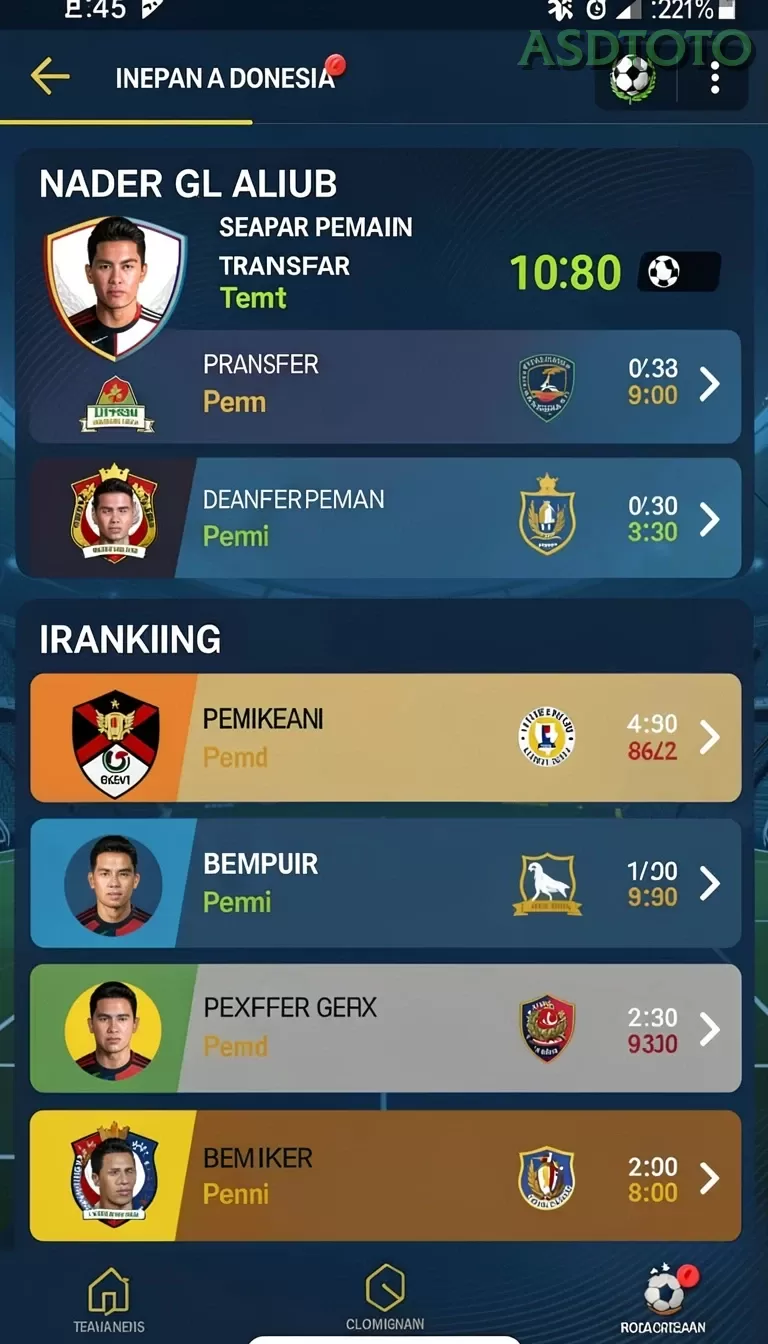 Cuplikan layar SL777 — halaman utama