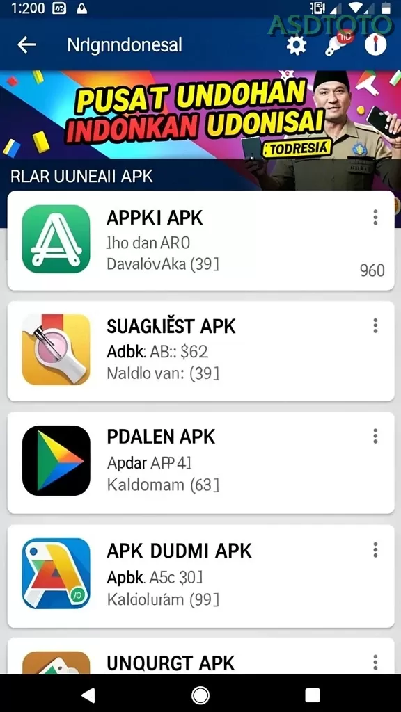 Cuplikan layar 7777W — pengaturan akun