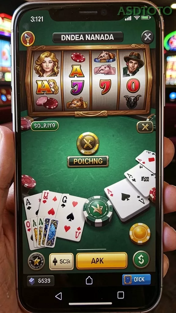 Cuplikan layar ZK988 — menu navigasi