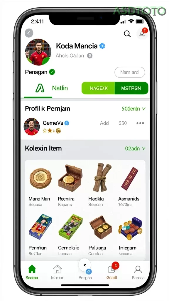 Cuplikan layar PENIDABET — aktivitas